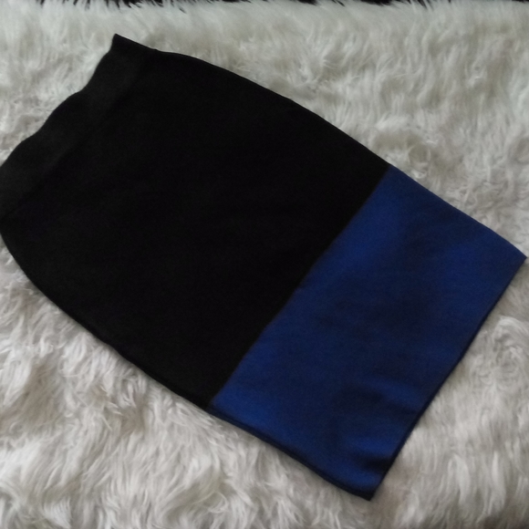 BCBGMAXAZRIA Scarlett Color Block Pencil Skirt XS - Picture 4 of 8